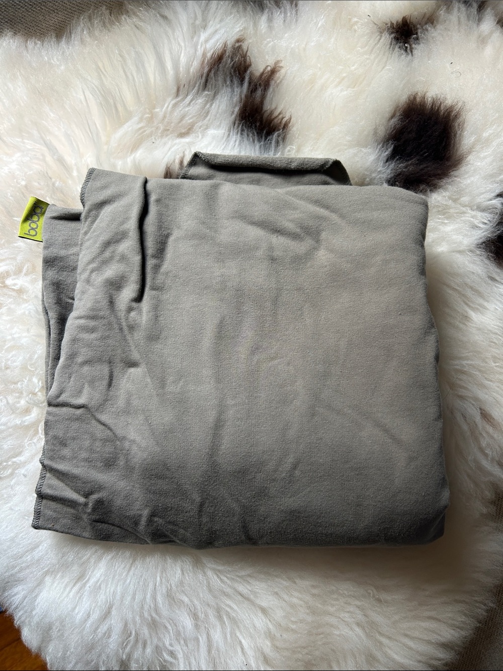 Neutral Gray Boba infant wrap - Soft Cozy